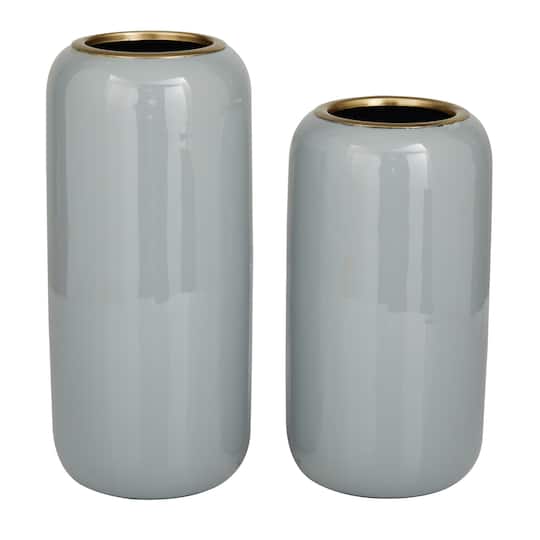 Metal Vase Set